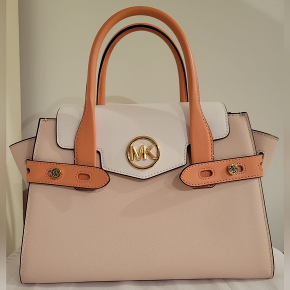 Authentic Michael Kors Carmen light pink purse - Picture 3 of 7